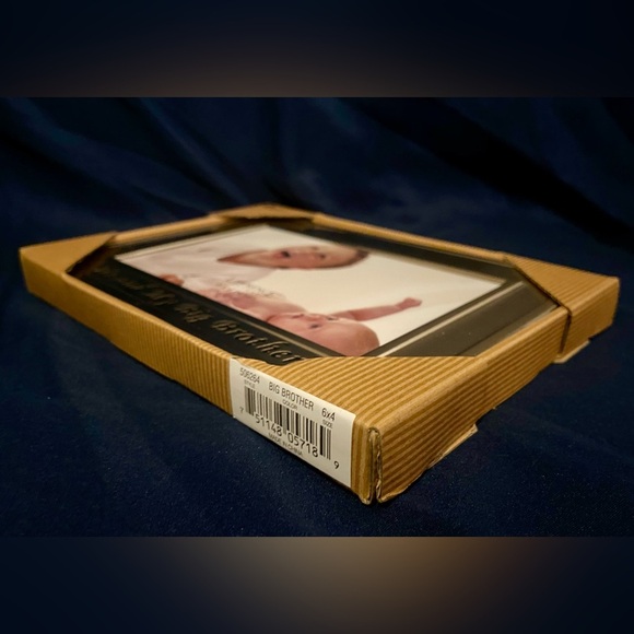 🍀 3/$15 NWT Silver Siblings Big Brother Photo Frame - Picture 2 of 4